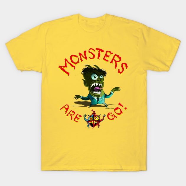 Monsters Are Go! 04 T-Shirt by RickLucey